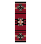 Southwest red & tan runner rug. Made in the USA. Your Western Decor