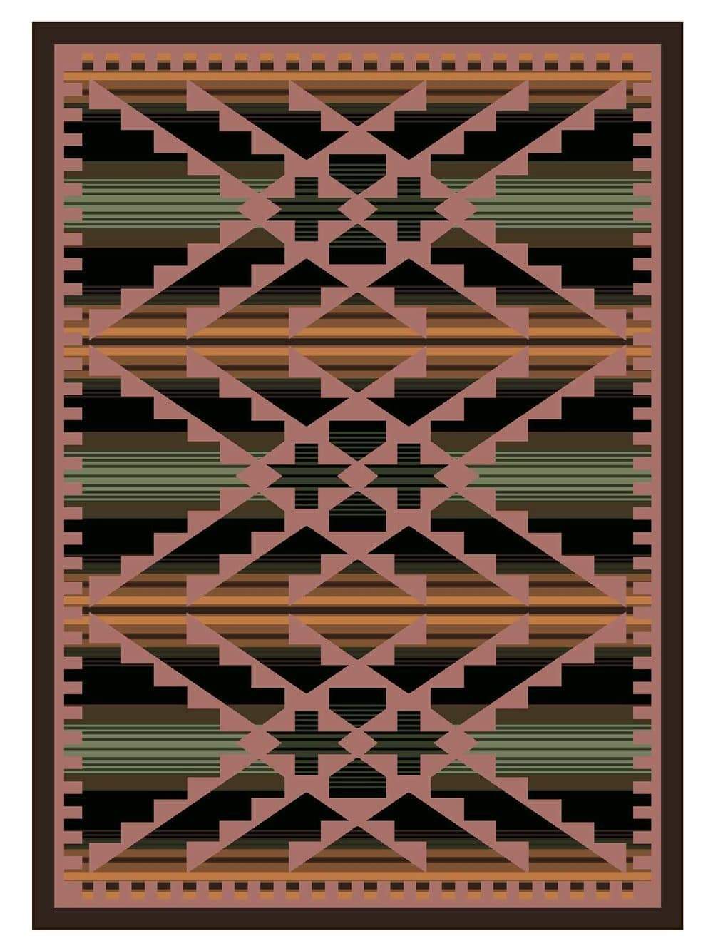 Saddle Blanket - Periwinkle - Your Western Decor, LLC