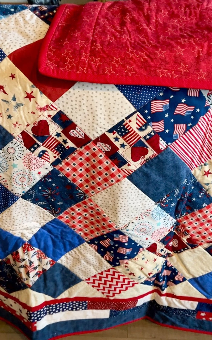 Handmade Road to Honor Quilt of Valor - Made in Oregon