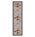 Buffalo and butterflies runner. Rugs made in the USA. Your Western Decor