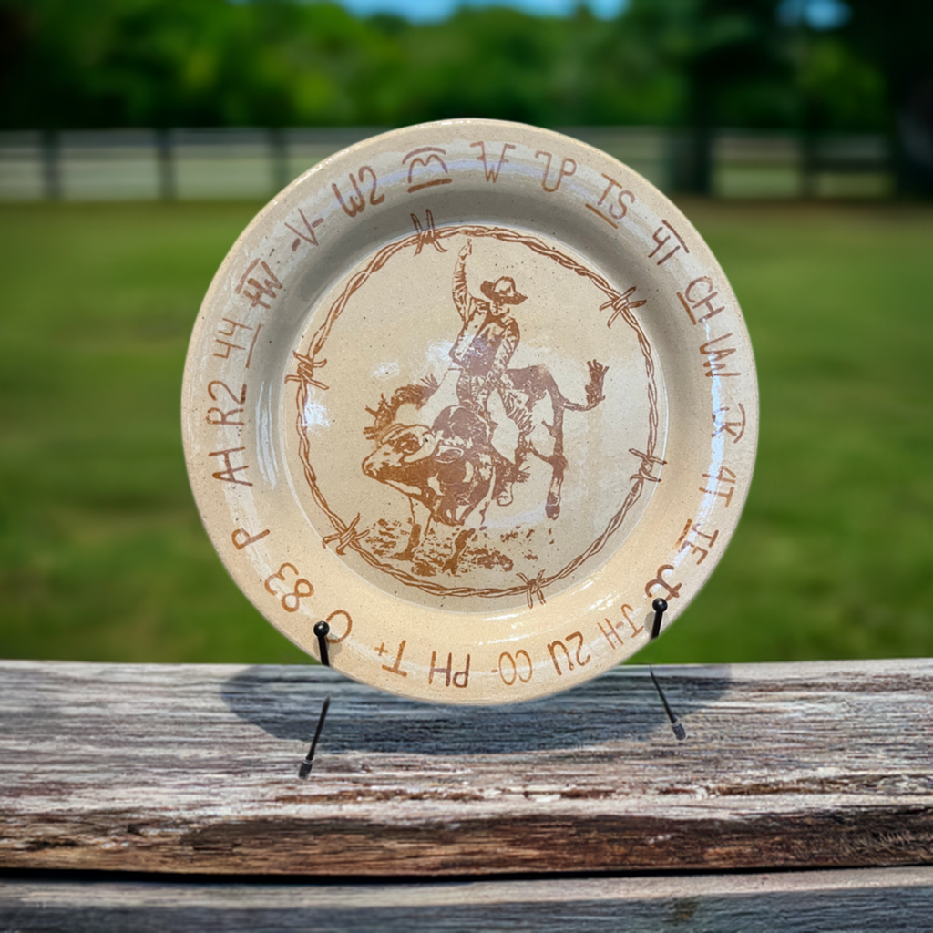 Western Dinnerware made in Oregon - Blue Mountain Brands USA Dinner Plate