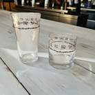 Blue Mountain Brands Western Glassware with Brands and Barbed Wire by Blue Mountain Brands USA
