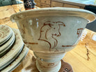 Blue Mountain Brands USA western cereal bowl with bull, brands and barbed wire made in Pendleton, Oregon USA