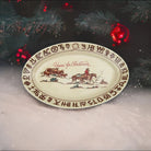 Til Goodin Western Oval Christmas Platter made in the USA - Your Western Decor