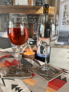 Exclusive Blue Mountain Brands Wine Glasses made in the USA 