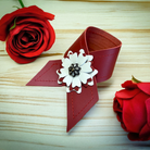Custom leather napkin rings by Blue Mountain Brands USA Home Decor  made in Handmade in Oregon 
