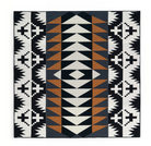 Spider Rock Quilt - Brown, Black & White - Geometric Pattern - Blue Mountain Brands USA