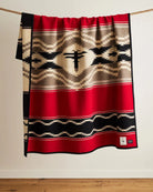 Red, black, and beige The College Fund Water Blanket by Pendleton - Blue Mountain Brands Home Decor