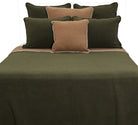 Solid Sage Bedspread - Super King