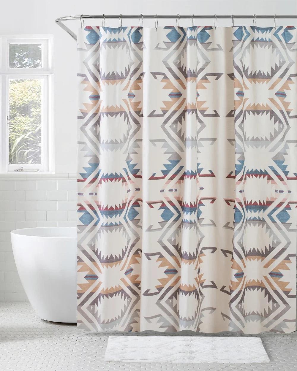 White Sands Southwestern Shower Curtain - Blue Mountain Brands Home Decor