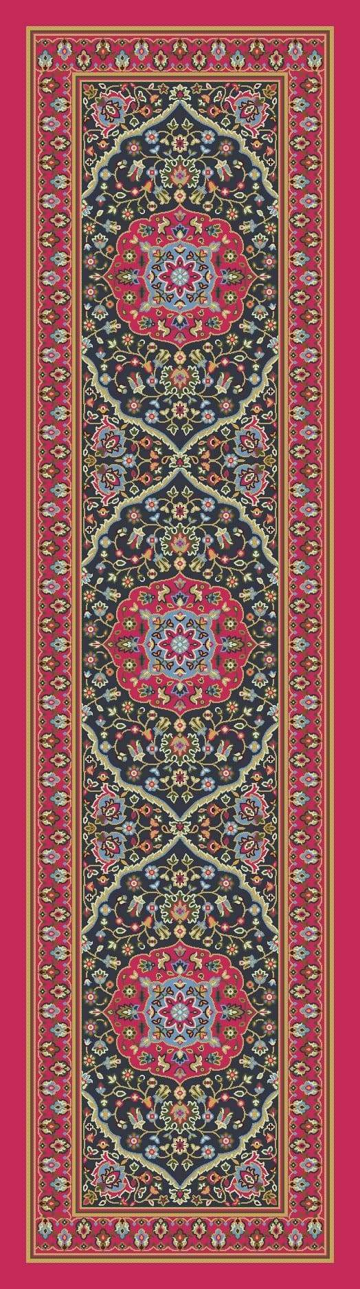 Zanza Cardinal Floor Runner - Made in the USA - Your Western Decor, LLC