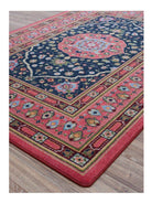 Zanza Cardinal Area Rug Corner Detail - Made in the USA - Your Western Decor, LLC
