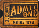 Theater Admit One Accent Rugs - Your Western Decor, LLC