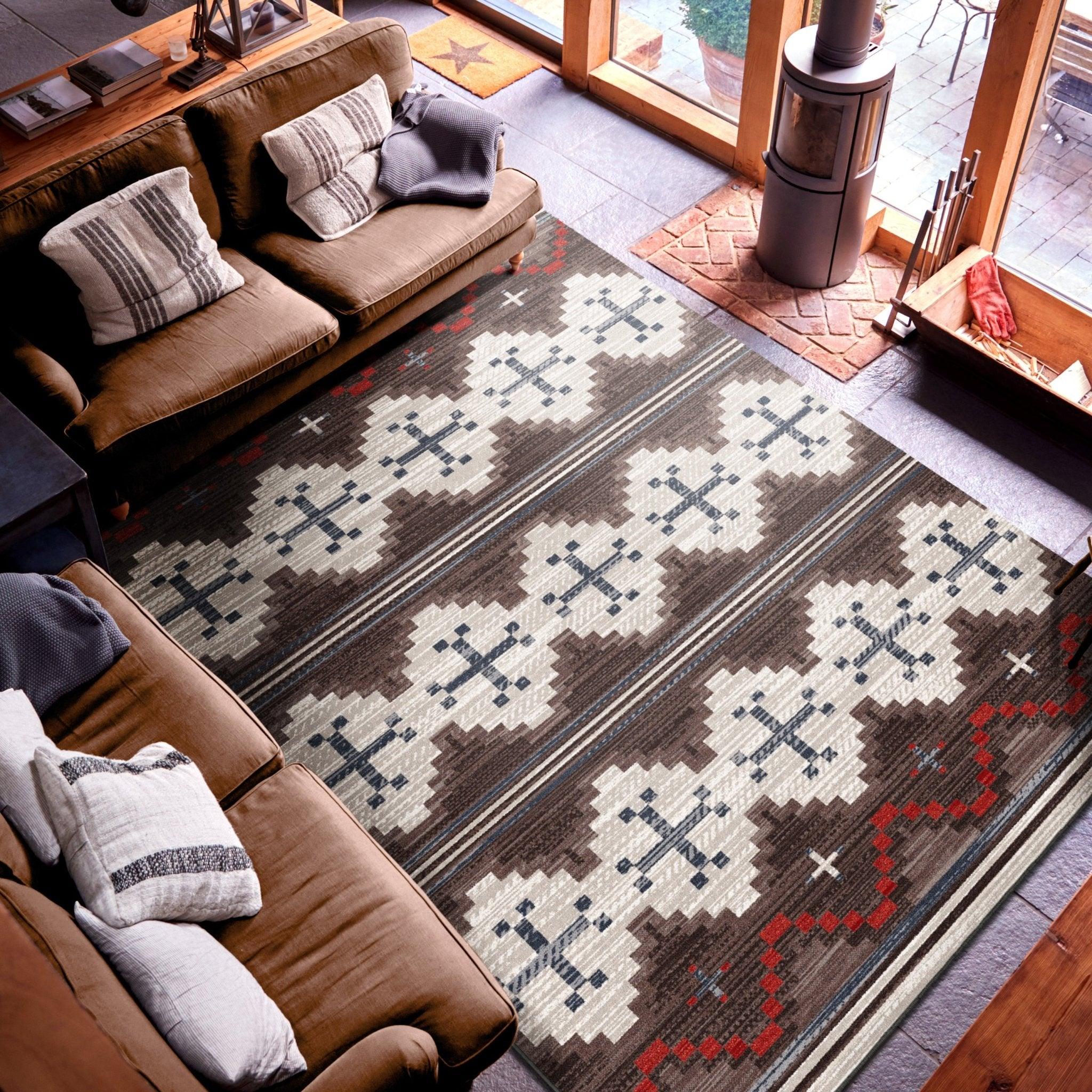 Aspen Canyon Area Rug 8x11 made in the USA - Blue Mountain Brands USA Home Decor