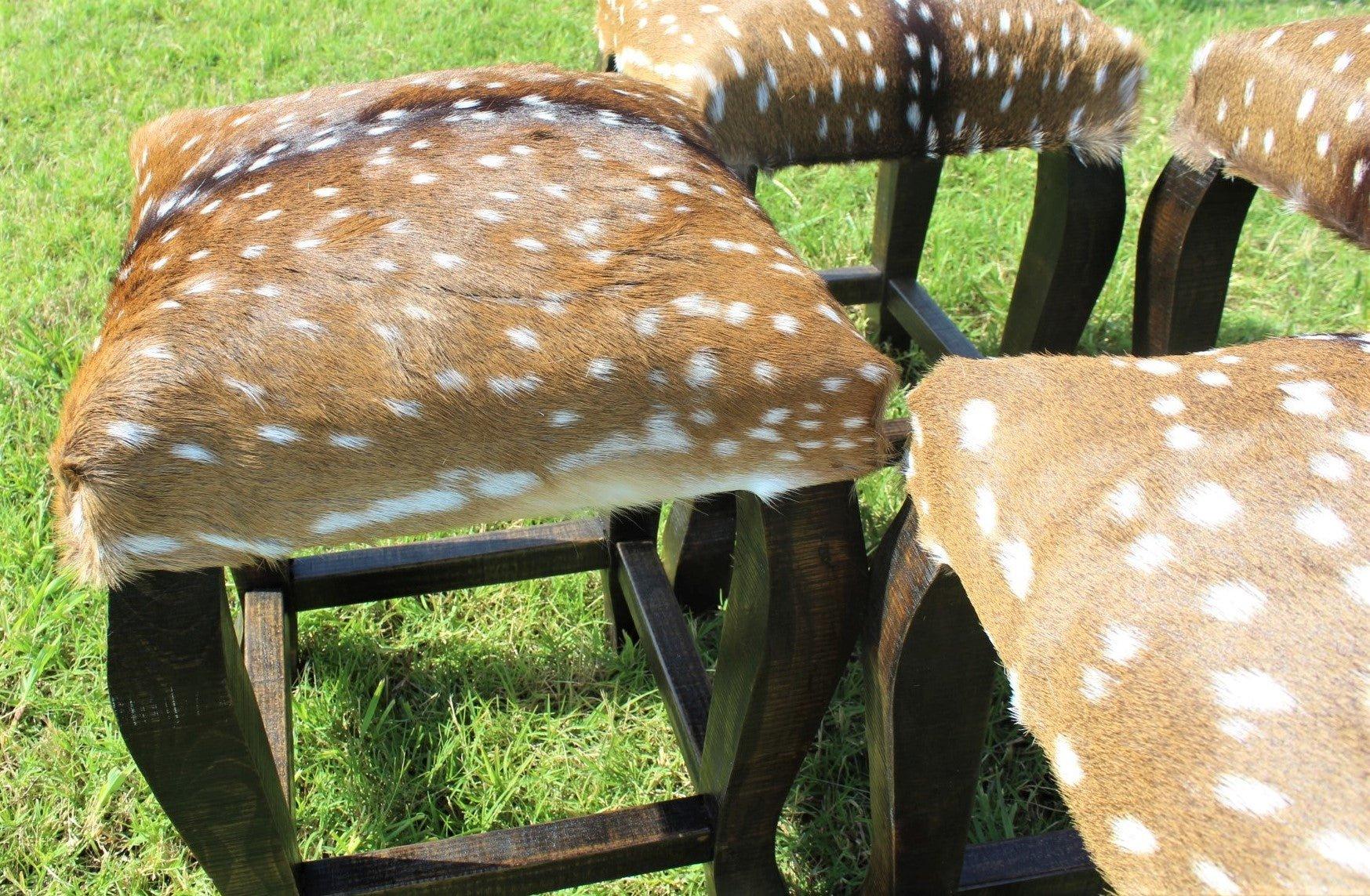 Lorec Axis Deer Hide Bar Stool - Thumbnail 5