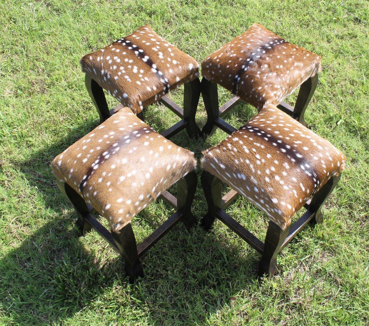 Lorec Axis Deer Hide Bar Stool - Thumbnail 2