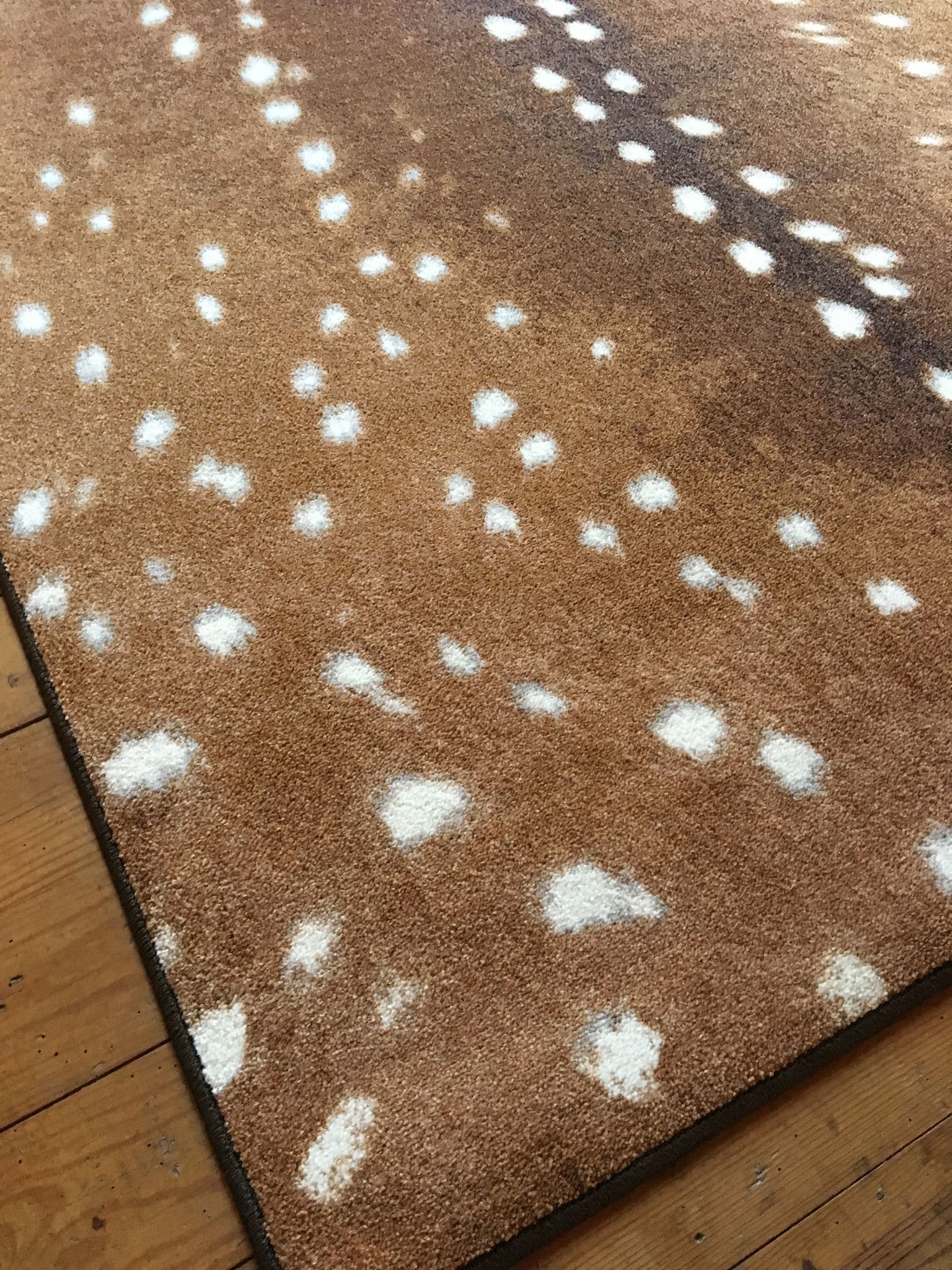 XL faux axis hide area rug - Made in the USA - Your Western Decor