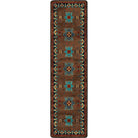 Blue Zircon Southwestern Floor Runner made in the USA - Your Western Decor