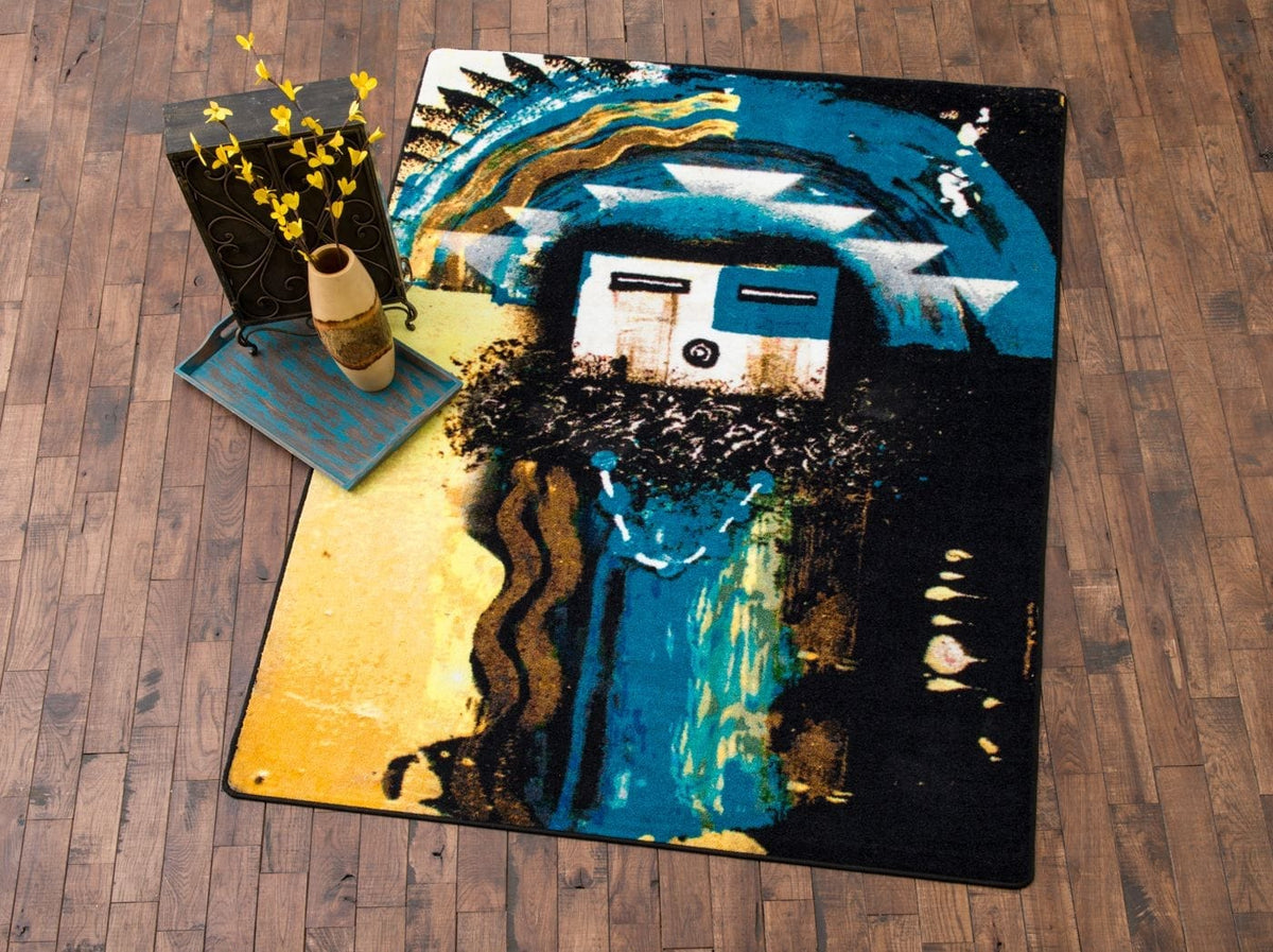 Boogie in Blue - Artist Rugs | Area Rug | Your Western Decor – Blue ...
