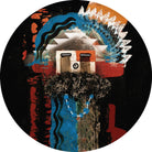 Boogie Red Rust 8' Round Area Rug - Made in the USA - Your Western Decor