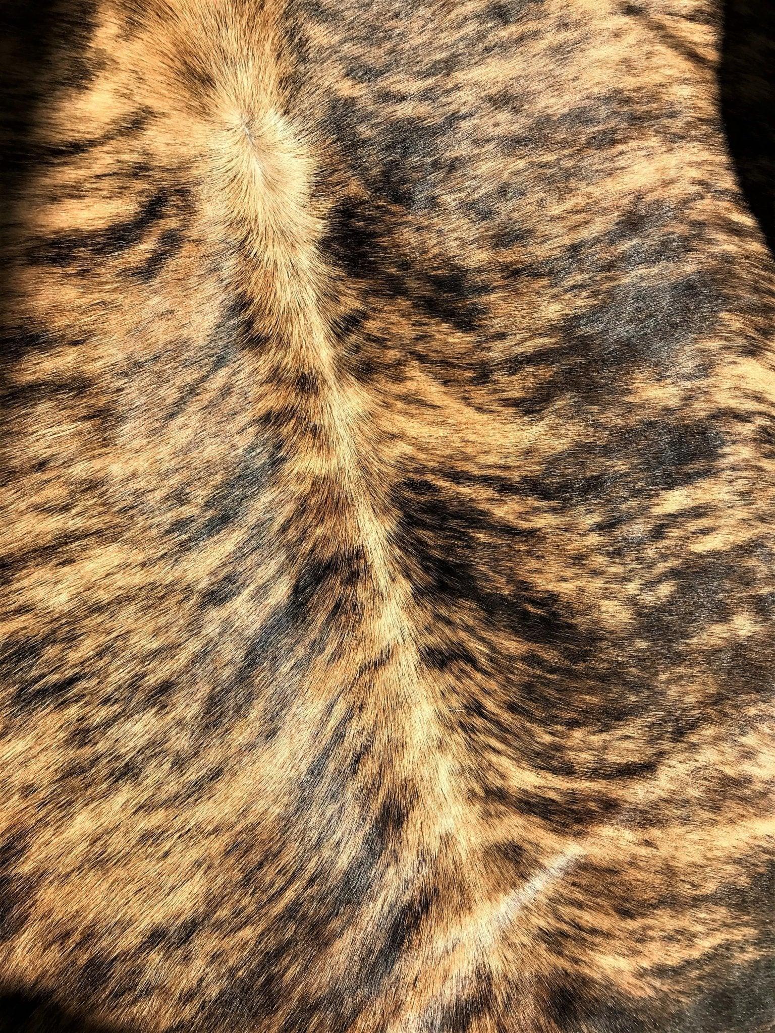 Brindle cowhide example - Your Western Decor