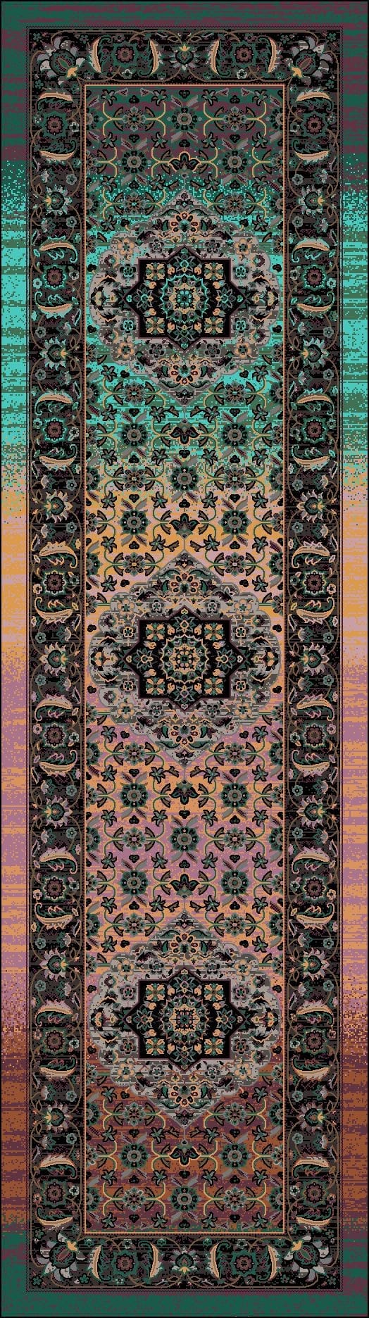 Bristol Ocean Floor Runner - Made in the USA - Your Western Decor, LLC