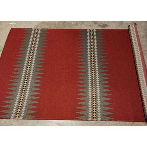 Broken Arrows upholstery fabric roll in red - Blue Mountain Brands USA