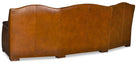 Luxury Santa Fe Tufted Leather Sofa, American made 