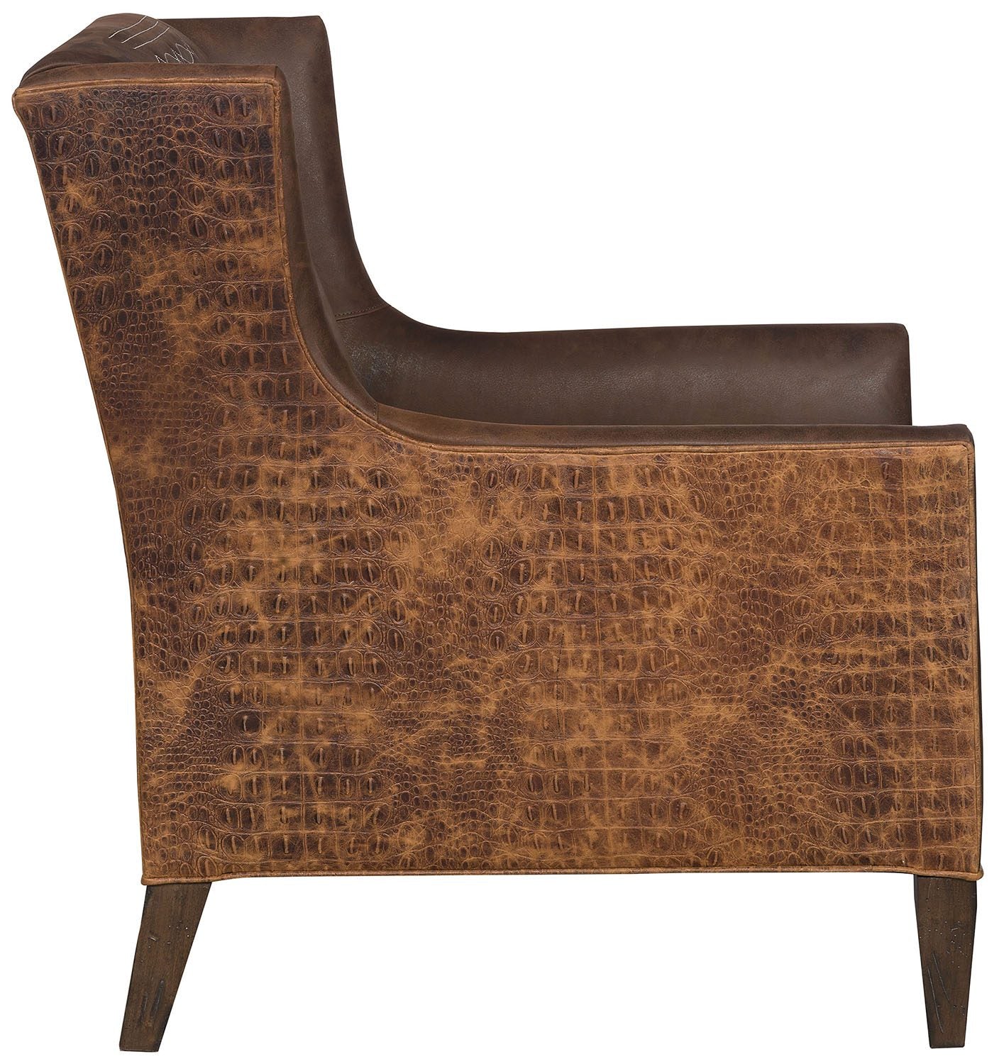 The Cattleman's Lounge Chair w/ Boot Stitch Design made in the USA - Blue Mountain Brands USA