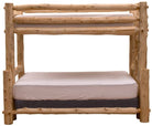 Cedar Log Bunk Bed Single/Double - Made in the USA - Your Western Decor