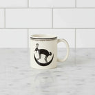 Mug with black rabbit design on a white background - Blue Mountain Brands USA