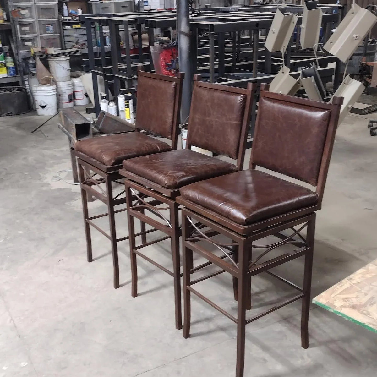 Classic Rustic Armless Bar Chair | Your Western Decor – Blue Mountain ...