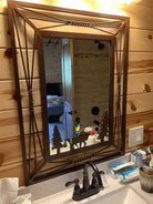 Custom Made Elk Rustic Iron Wall Mirrors made in the USA - Your Western Decor