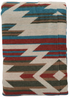 Desert Horizon geometric pattern bedspread folded 