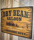 Handmade Dry Bean Saloon western sign - Blue Mountain Brands USA