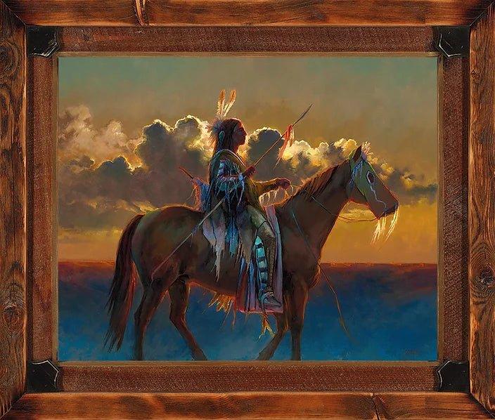 Electric Warrior Beyond the Clouds art by Colt Idol - Blue Mountain Brands USA