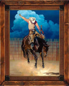 Firecracker Bronc Western Art by Colt Idol - Blue Mountain Brands USA