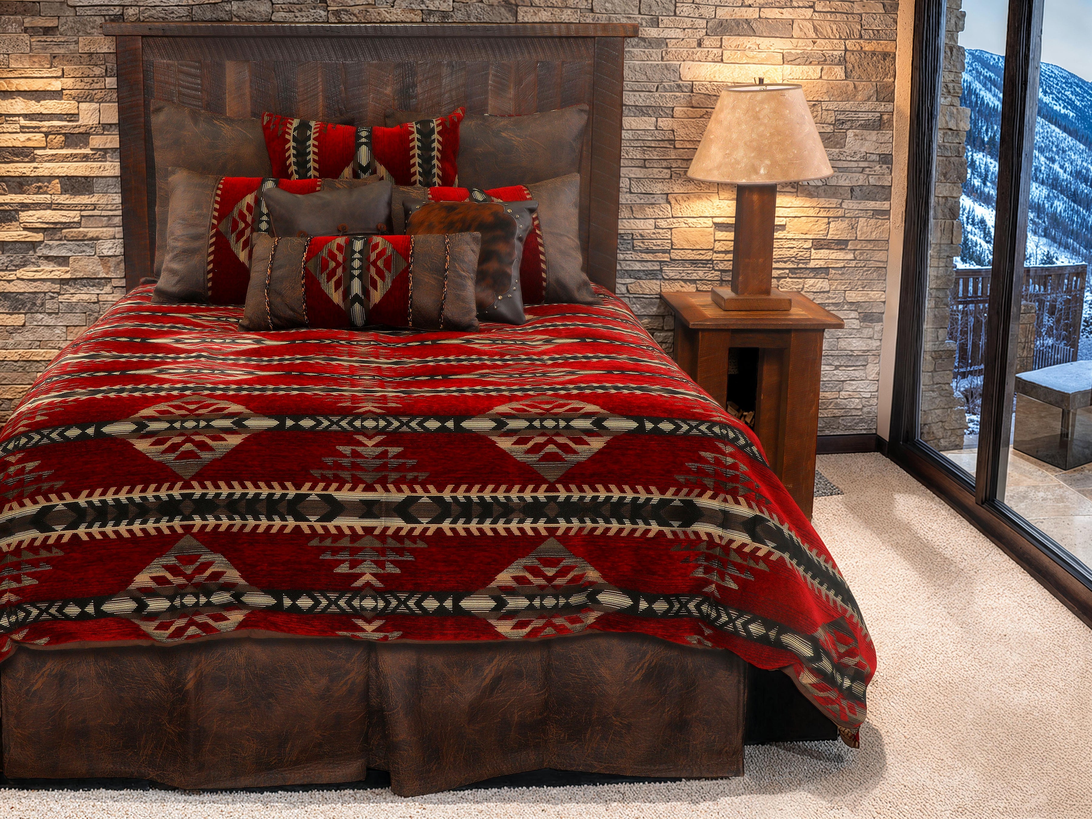Gallop Claret - Duvet - Cal King
