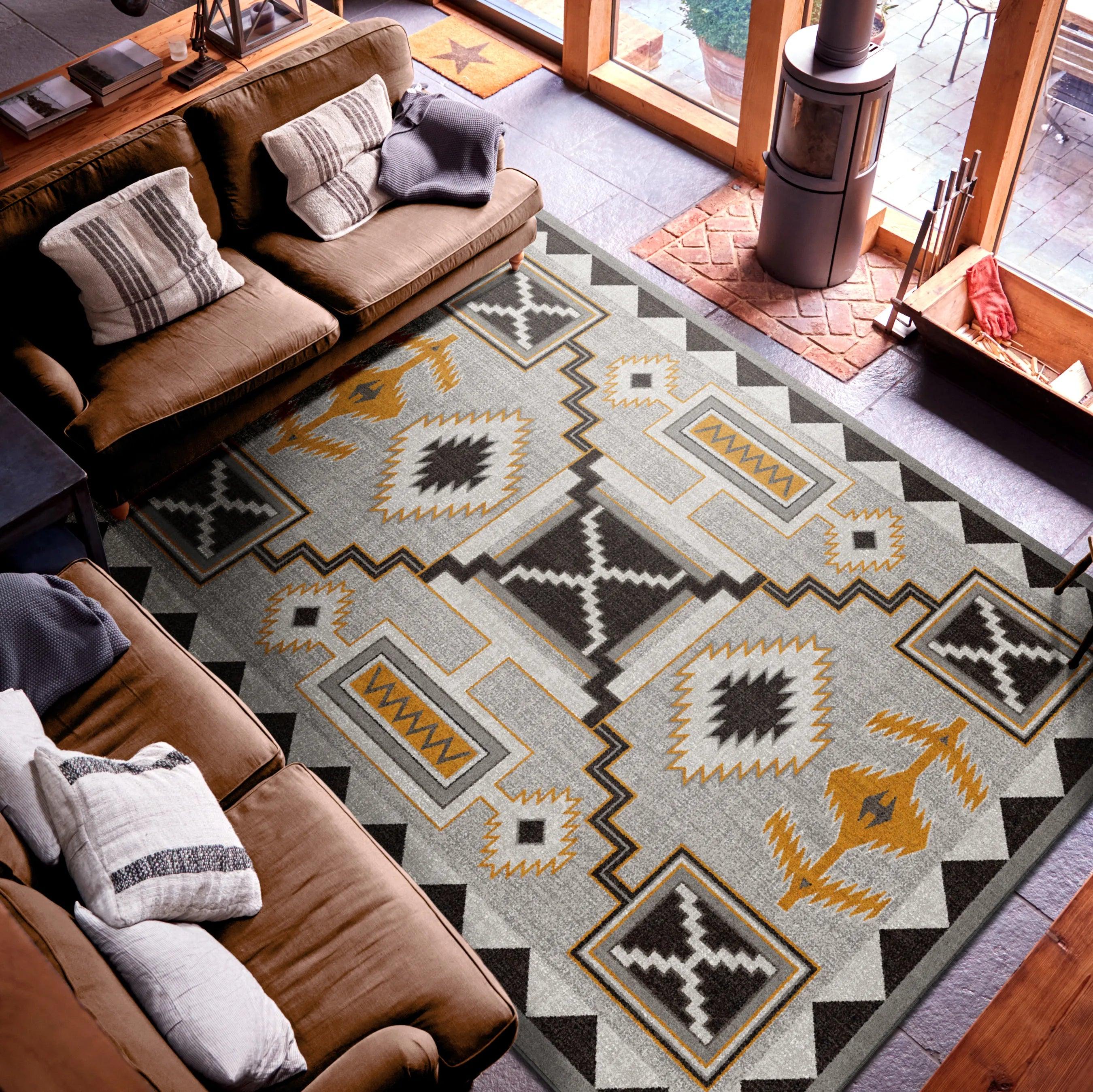 American made Grand Lodge Rain Maker Rug Collection - Blue Mountain Brands USA 