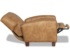 Houk tan leather recliner side - Your Western Decor