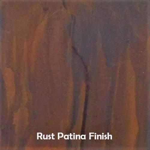 Rust Patina Finish