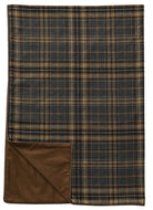 Kinsale Oxford Throw Blanket in plaid - Blue Mountain Brands USA home docor