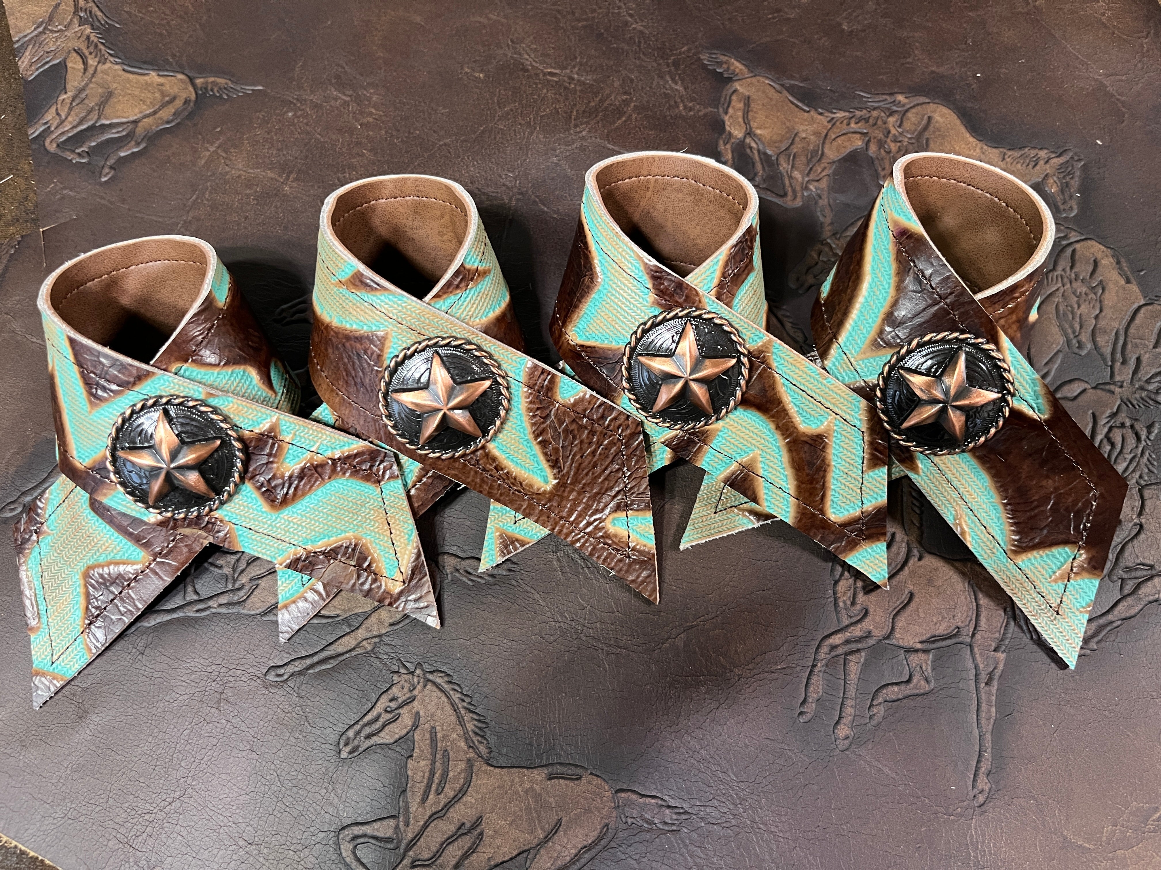 Lonestar Laredo Western Napkin Rings - Handmade in Oregon - Blue Mountain Brands USA Home Decor