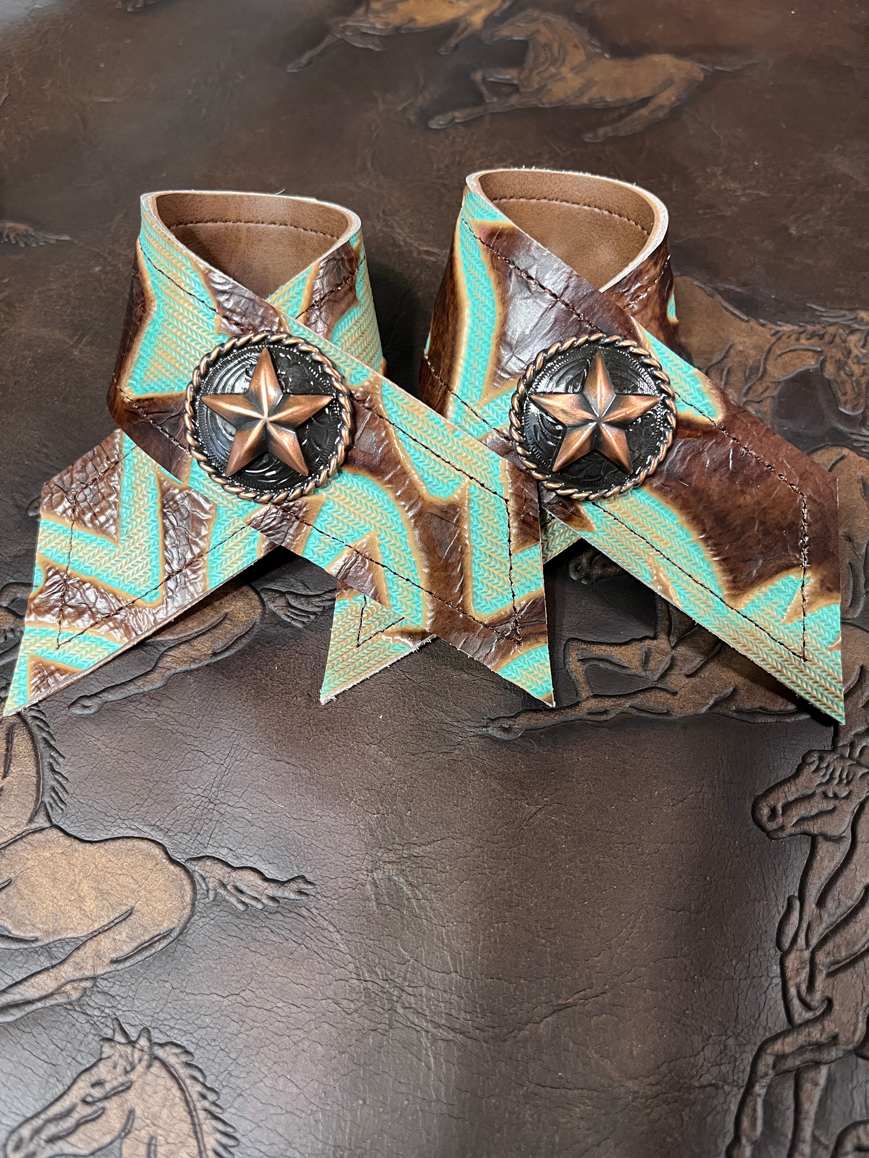 Lonestar Laredo Western Napkin Rings - Handmade in Oregon - Blue Mountain Brands USA Home Decor