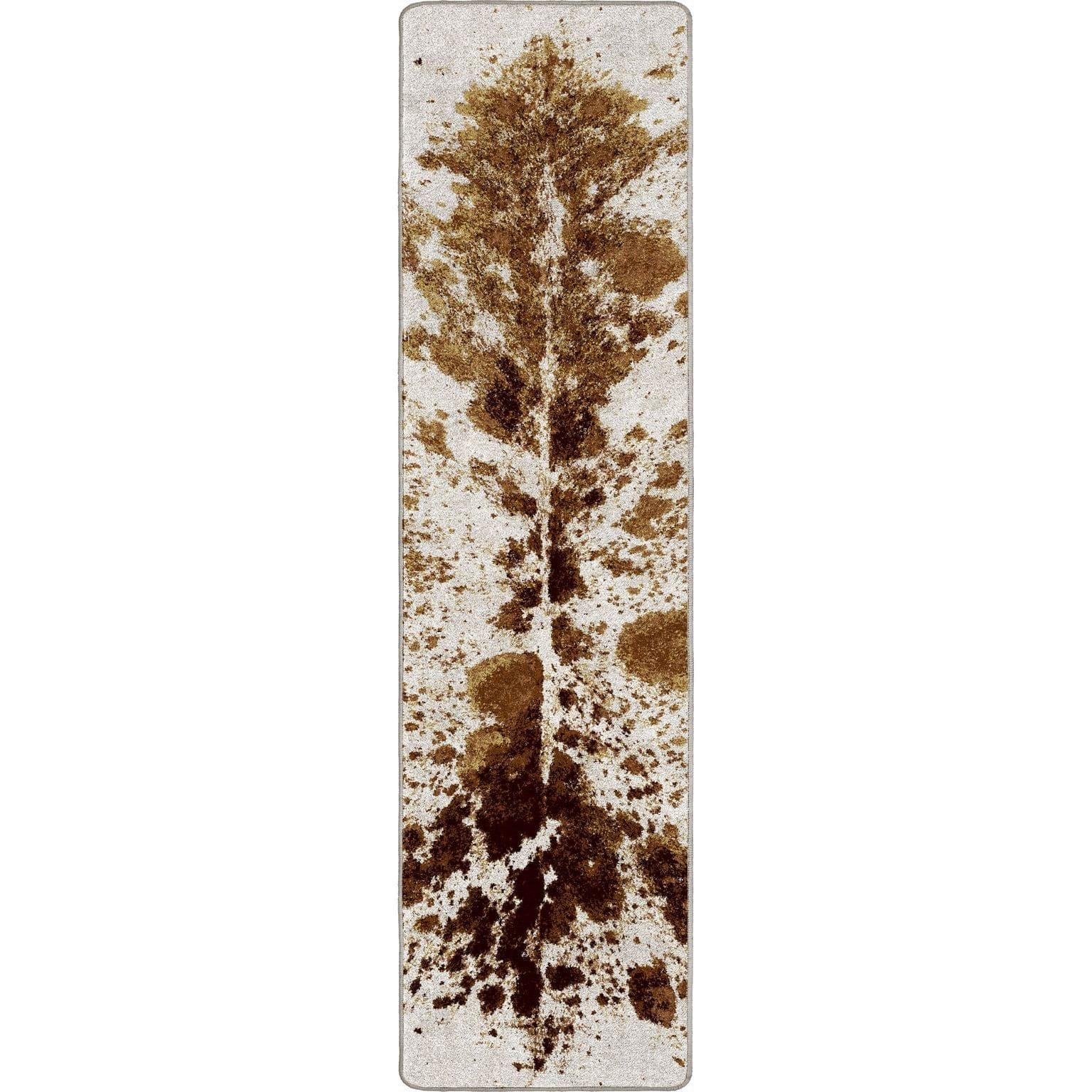 Longhorn Spotted Western Floor Runner - Made in the USA - Your Western Decor