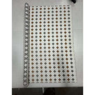 Meridian cross teak fabric by Sunbrella - Blue Mountain Brands USA Luxury American made furnishings & Decor