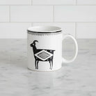 Mimbreno black white bighorn sheep mug made in the USA - Blue Mountain Brands USA