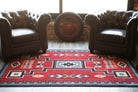 Old Crow Red Oversized Area Rug 11'x13' - Made in the USA - Your Western Decor