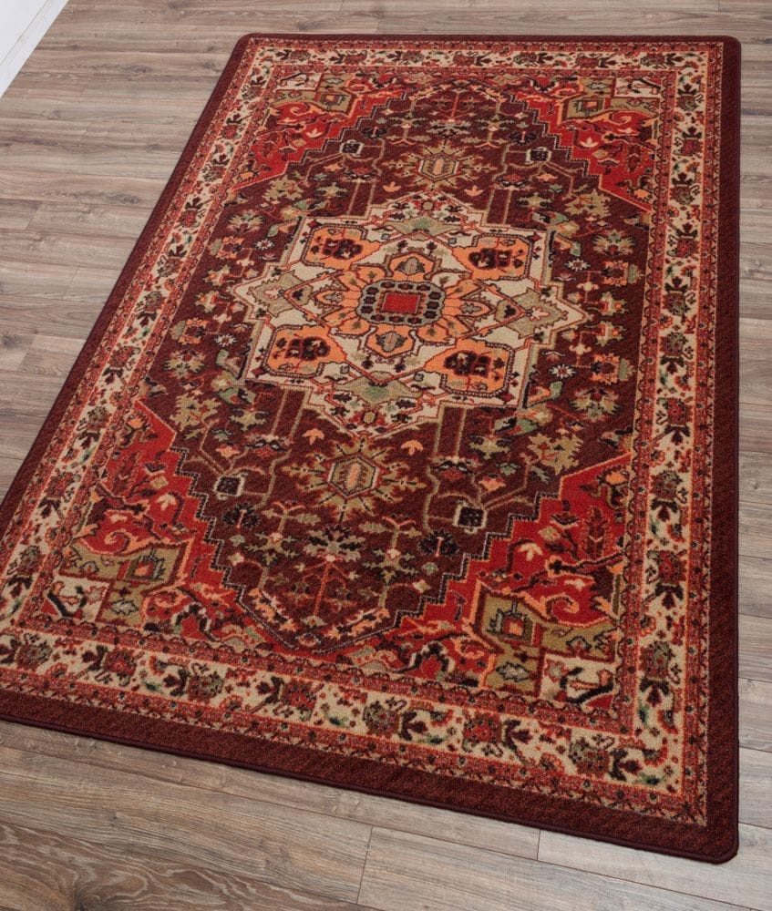 Persia Blaze Area Rug 4x5 - Your Western Decor 