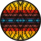 Rainbow Rainmaker Colorful 8' Round Rugs - Made in the USA - Your Western Decor